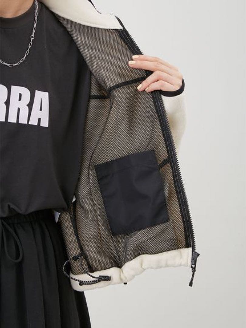 ミラオーウェン フリース ブルゾン グレー 新品タグ付き オンライン完売