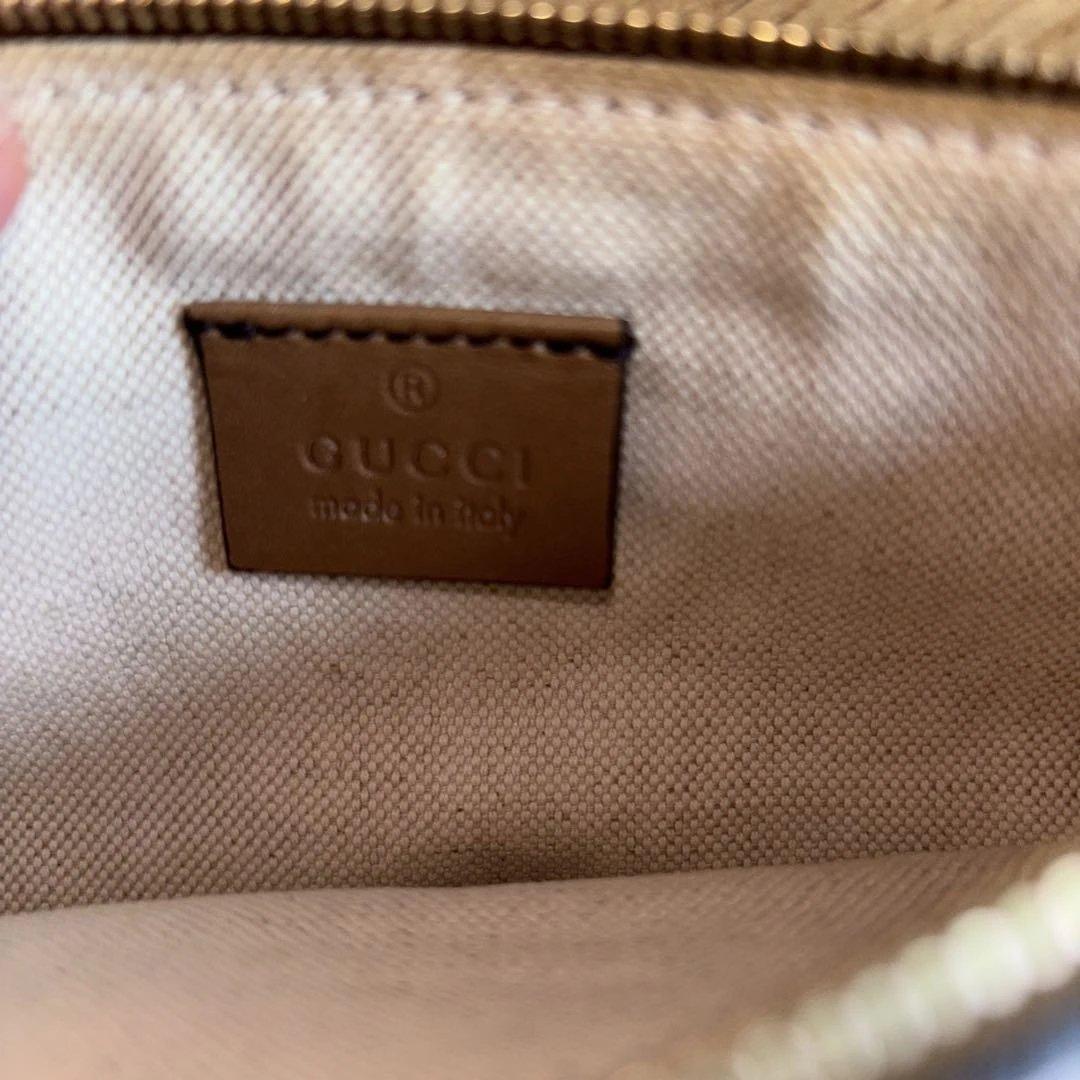 ◆ GUCCI ◆　トートバッグ　ディアマンテ　GGキャンバス　レザー　ポーチ