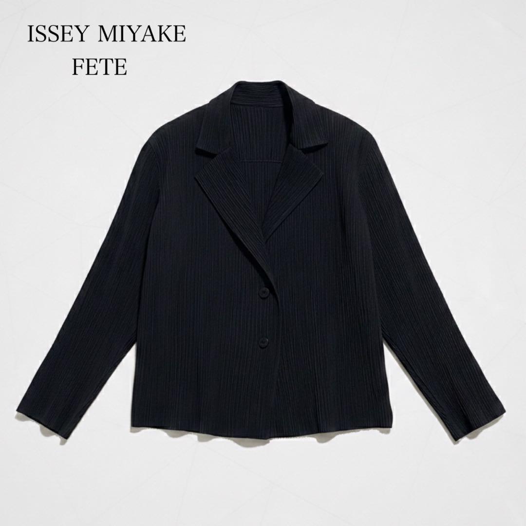ISSEY MIYAKE FETE プリーツ加工 テーラードジャケット
