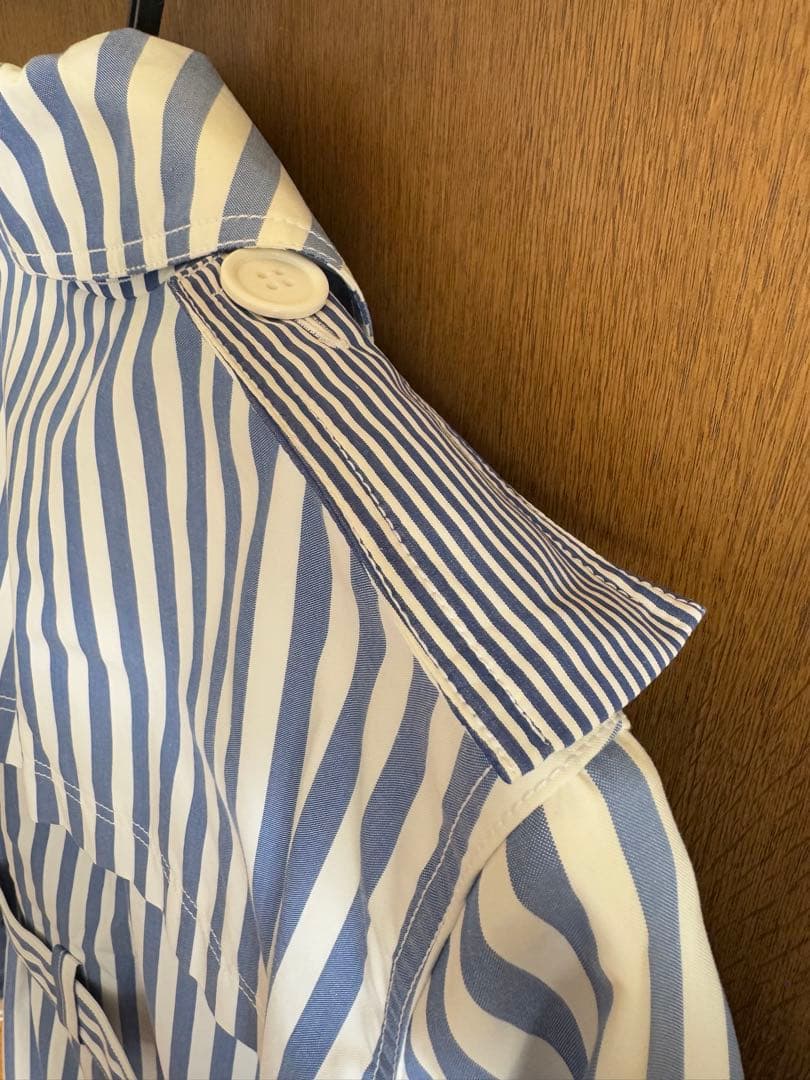 CELINE セリーヌ　ストライプトレンチコート　フィービー