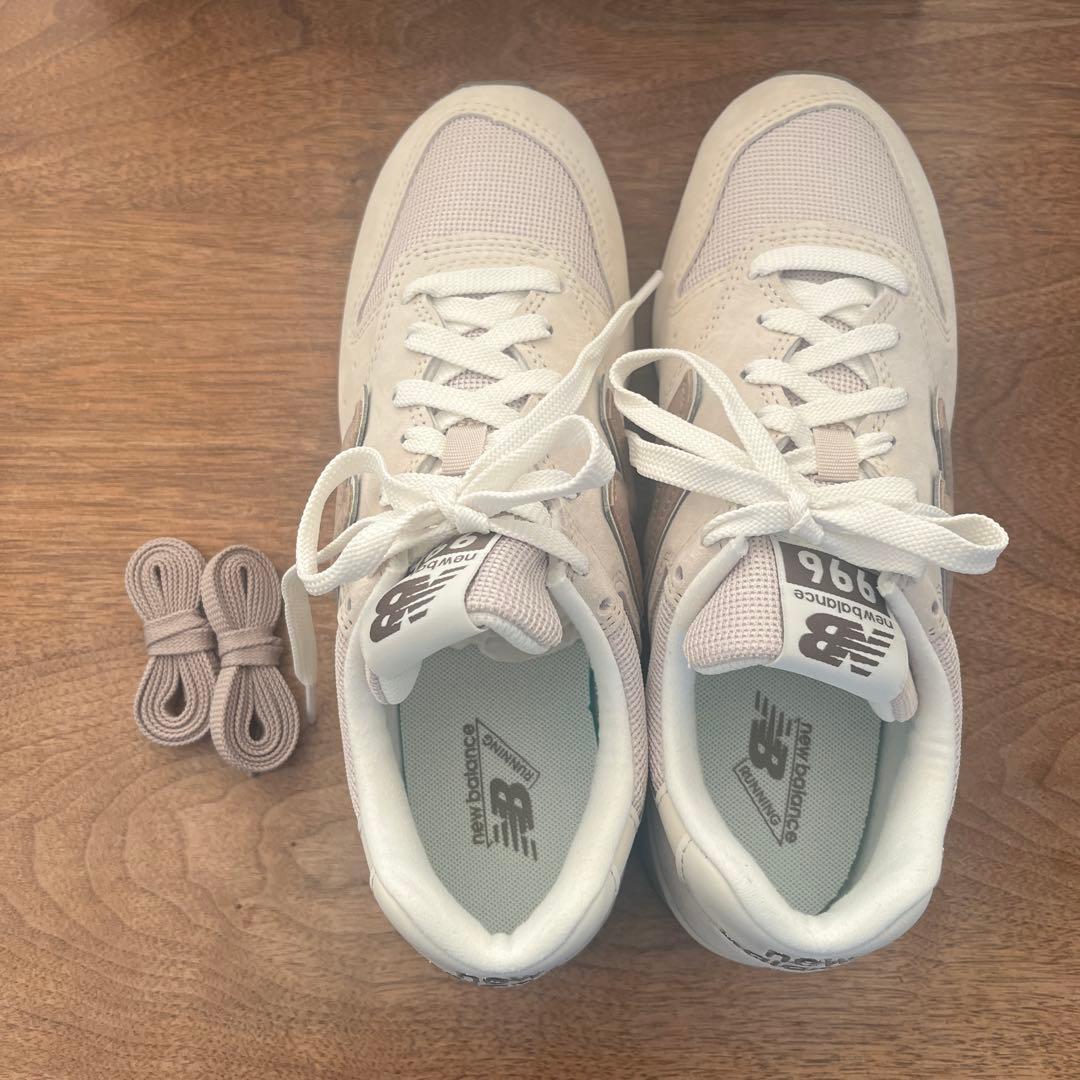 New Balance U996 5C4 スニーカー　２４cm ベージュ