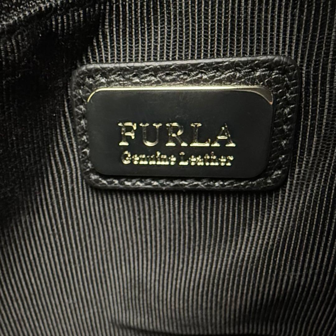 美品✨ FURLA パイパー M 2way ハンドバッグ ショルダーバッグ 黒