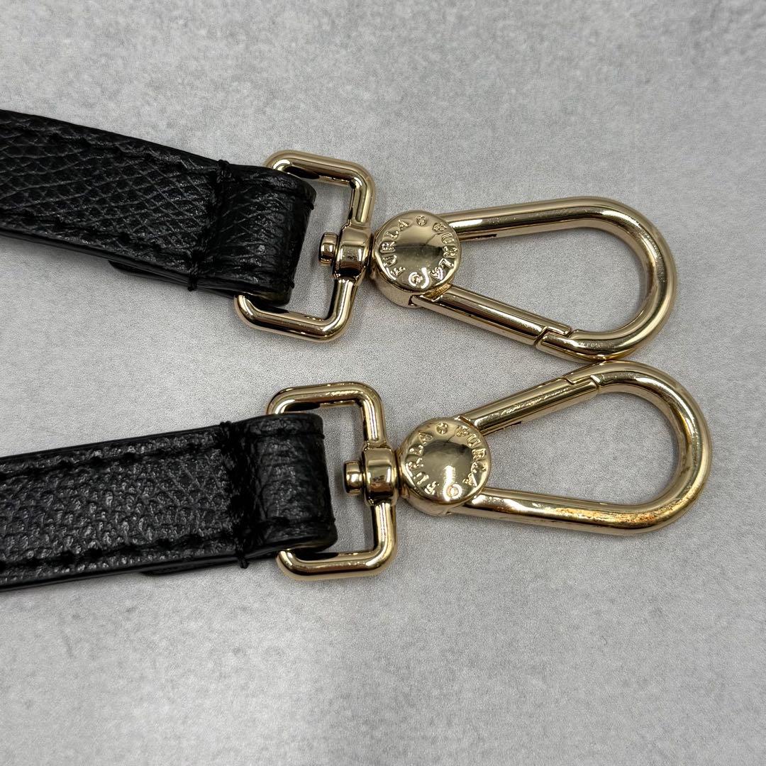 美品✨ FURLA パイパー M 2way ハンドバッグ ショルダーバッグ 黒