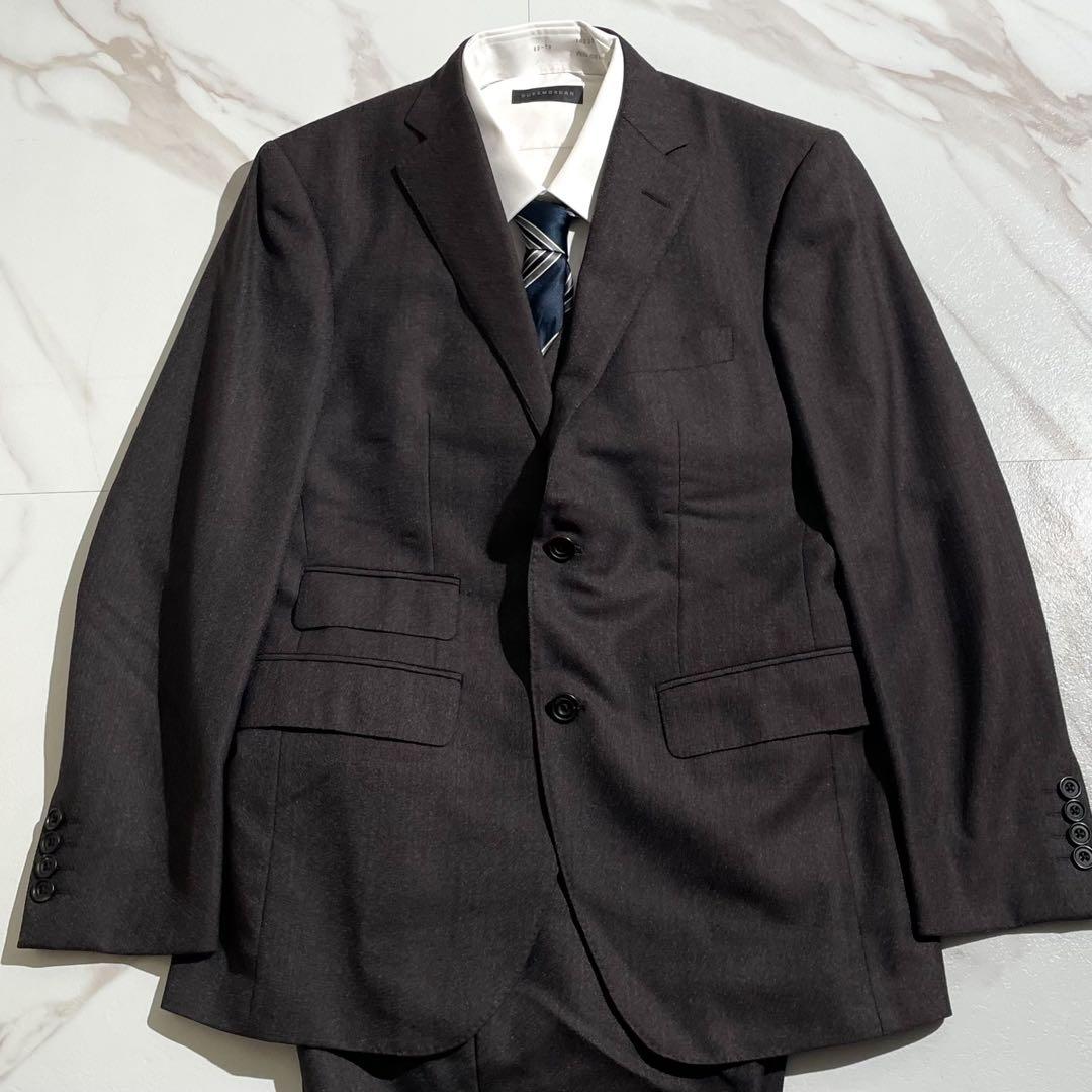 極美品 現行タグ 近年モデル アクアスキュータム スリーピーススーツ ペイズリー