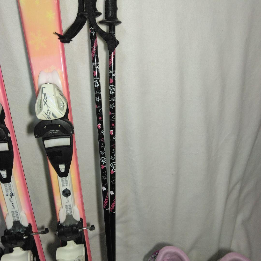 Pure Conscious スキーセット　130cm　手袋　ゴーグル