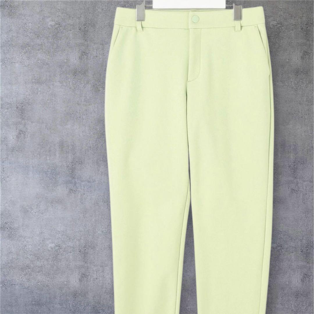 【新品未使用】23区ゴルフ L 冬の暖かボトム ボンディング テーパードパンツ