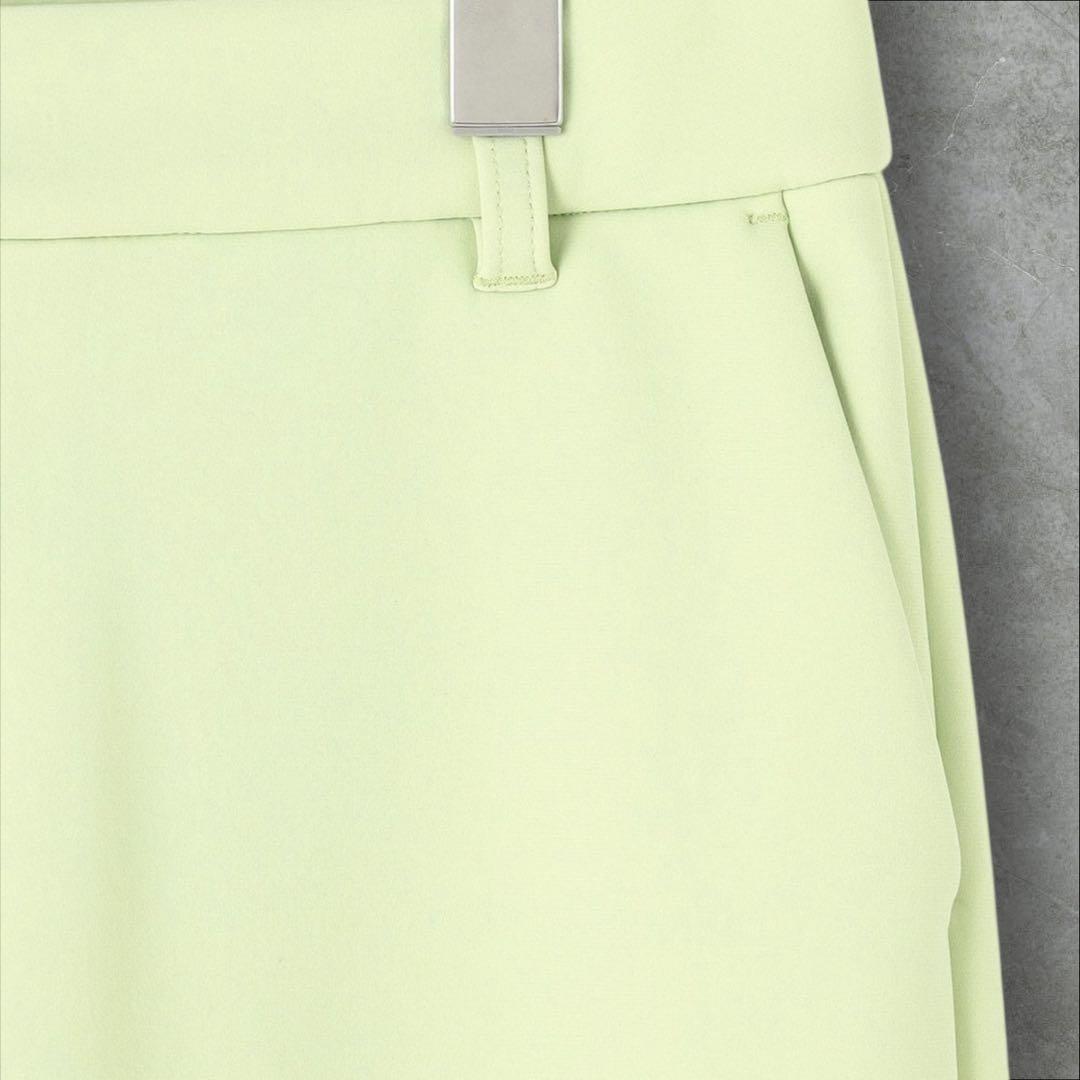 【新品未使用】23区ゴルフ L 冬の暖かボトム ボンディング テーパードパンツ