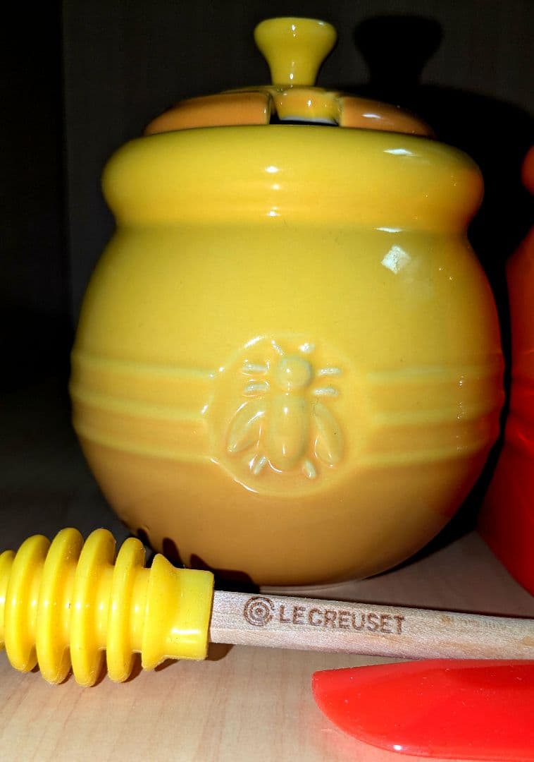 LE CREUSET ルクルーゼ ハニーポット ジャムポット 4点セット