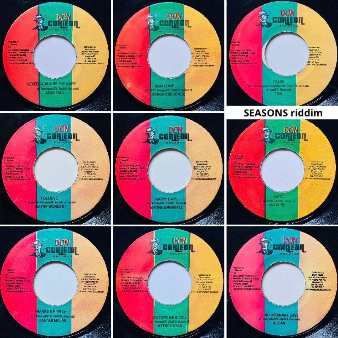 レゲエ　SEASONS リディム 10枚