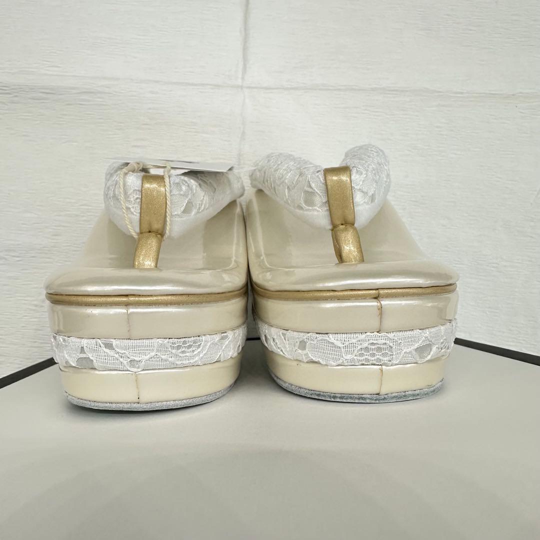 新品草履バッグセット 成人式 振袖 袴 レース草履 パール草履 パールレース