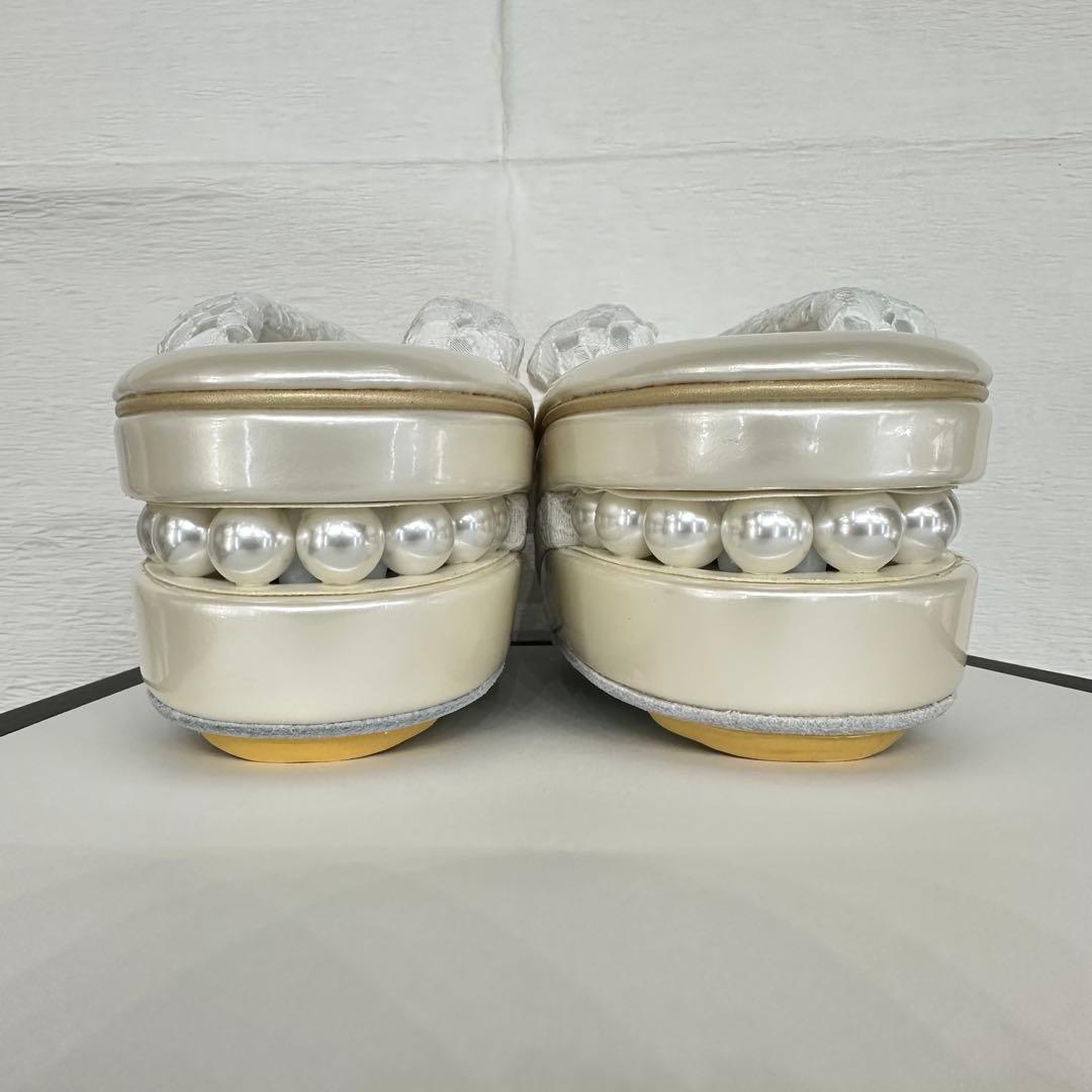 新品草履バッグセット 成人式 振袖 袴 レース草履 パール草履 パールレース