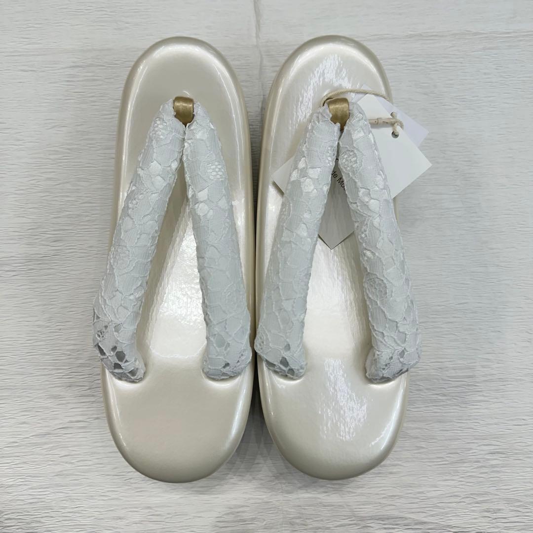 新品草履バッグセット 成人式 振袖 袴 レース草履 パール草履 パールレース