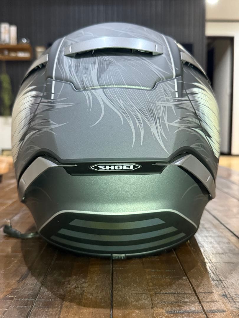 SHOEI ヘルメットX-14孔雀羽根デザイン　Lサイズ