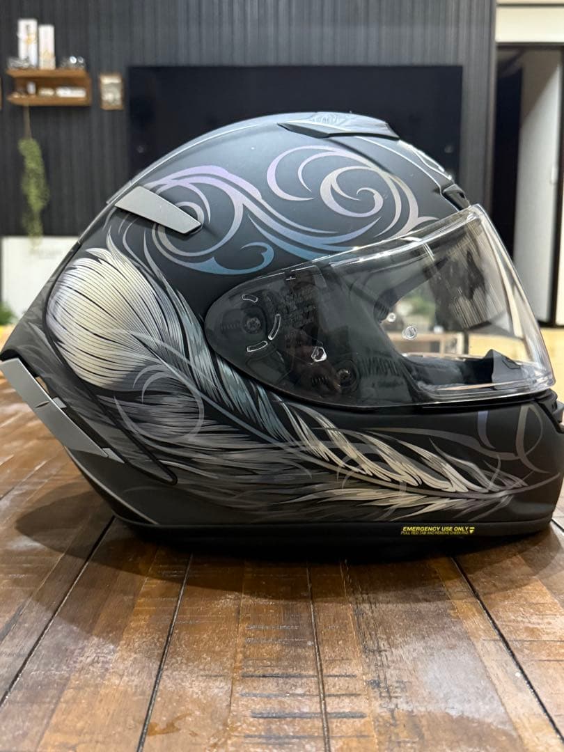 SHOEI ヘルメットX-14孔雀羽根デザイン　Lサイズ