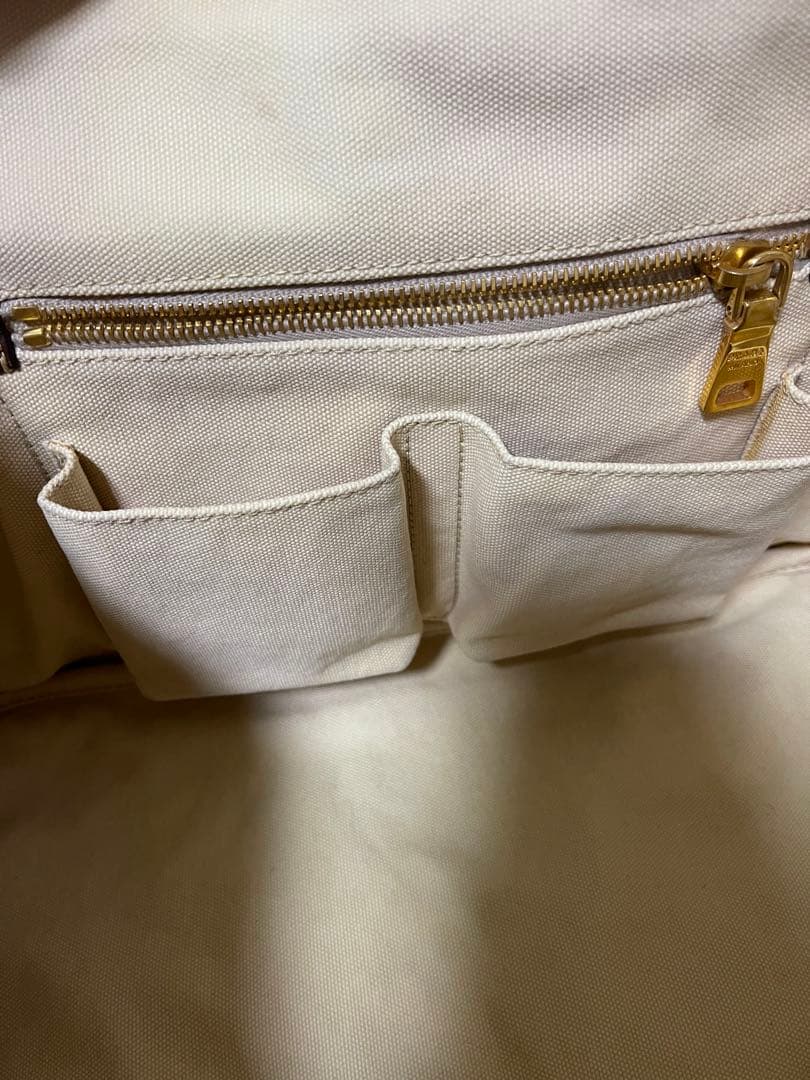 PRADA カナパ　ハンドバッグ　ベージュ