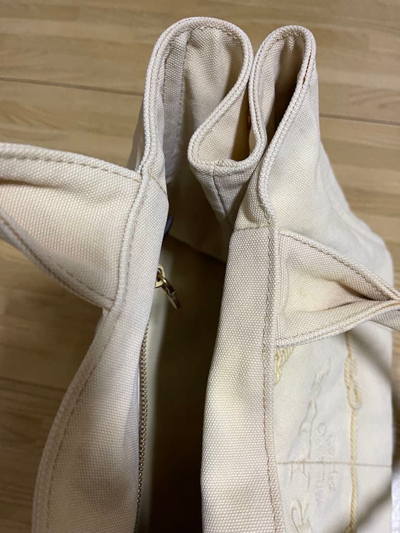 PRADA カナパ　ハンドバッグ　ベージュ