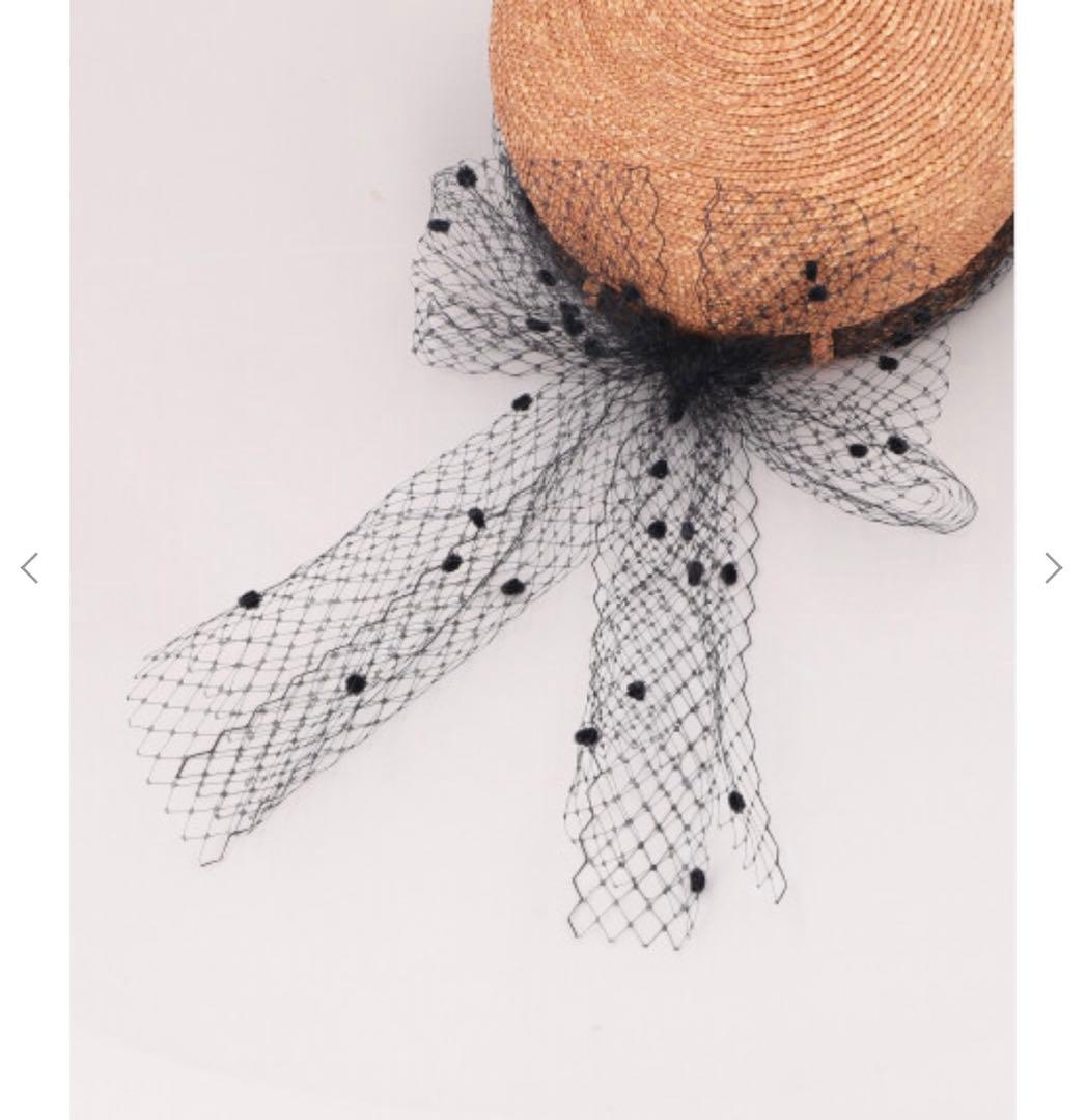 CA4LA カシラ キャスケット チュール 麦わら帽子　SUMMERSONG