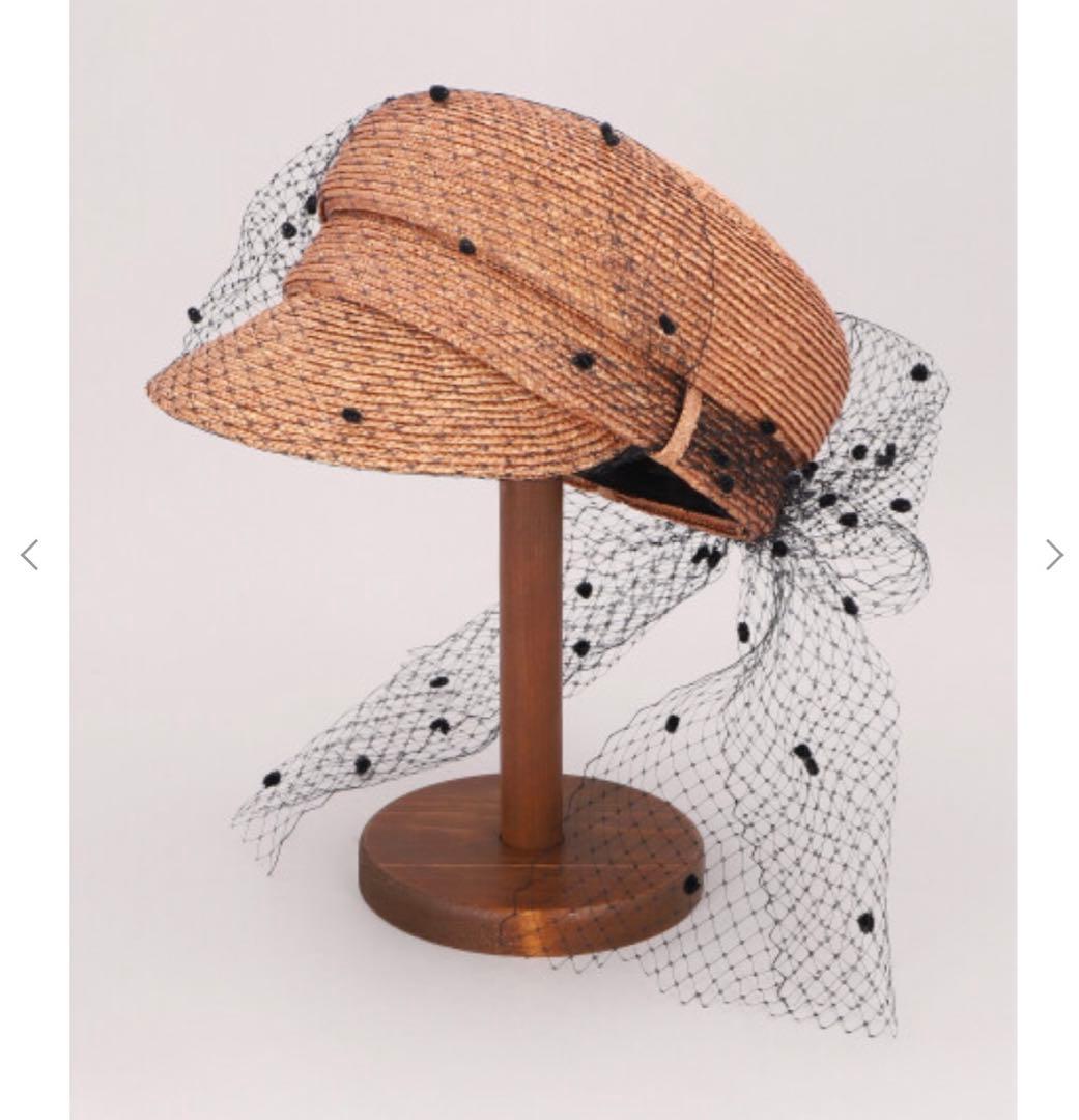 CA4LA カシラ キャスケット チュール 麦わら帽子　SUMMERSONG