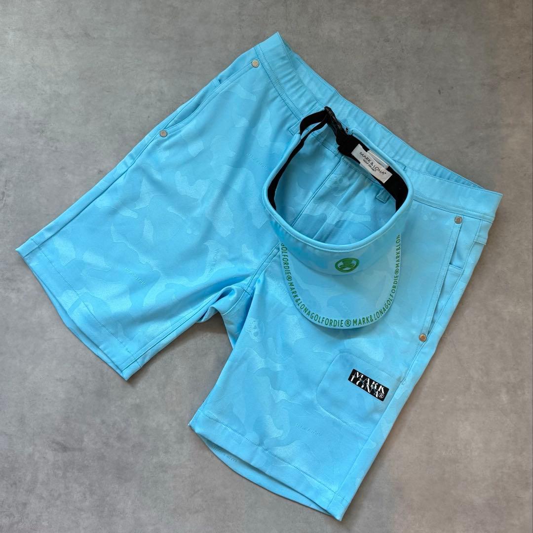 美品 ★ MARK&LONA ショートパンツ バイザー ショーツ マーク&ロナ