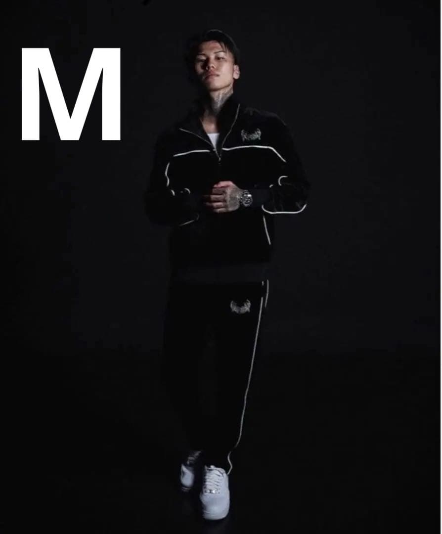 即日発送 YXNGBRATZ ベロア セットアップ 上下M