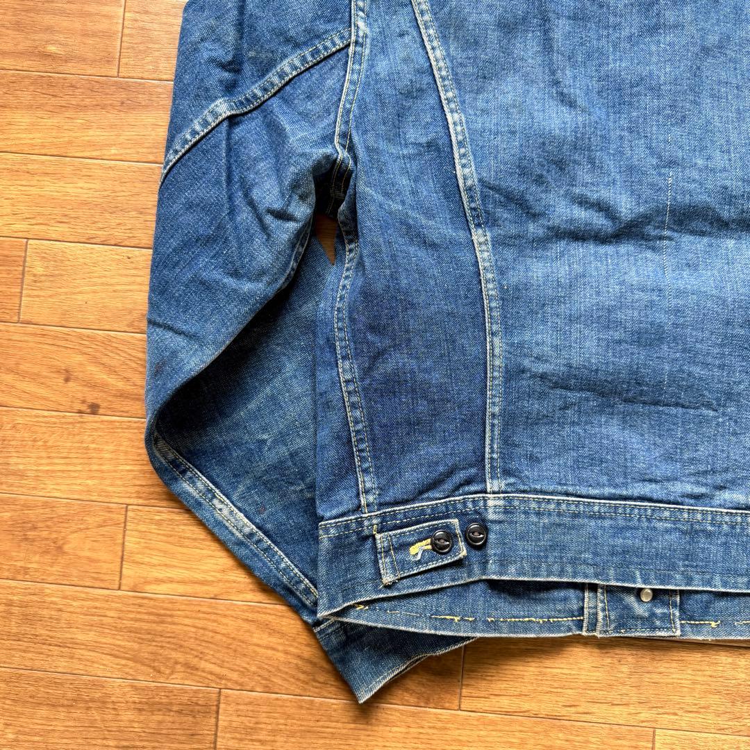 ペンキ 雰囲気◎ 60s Lee 101-j デニムジャケット ビンテージ