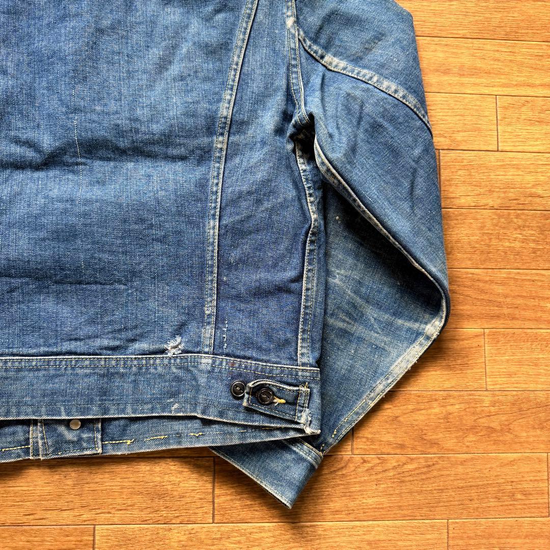 ペンキ 雰囲気◎ 60s Lee 101-j デニムジャケット ビンテージ