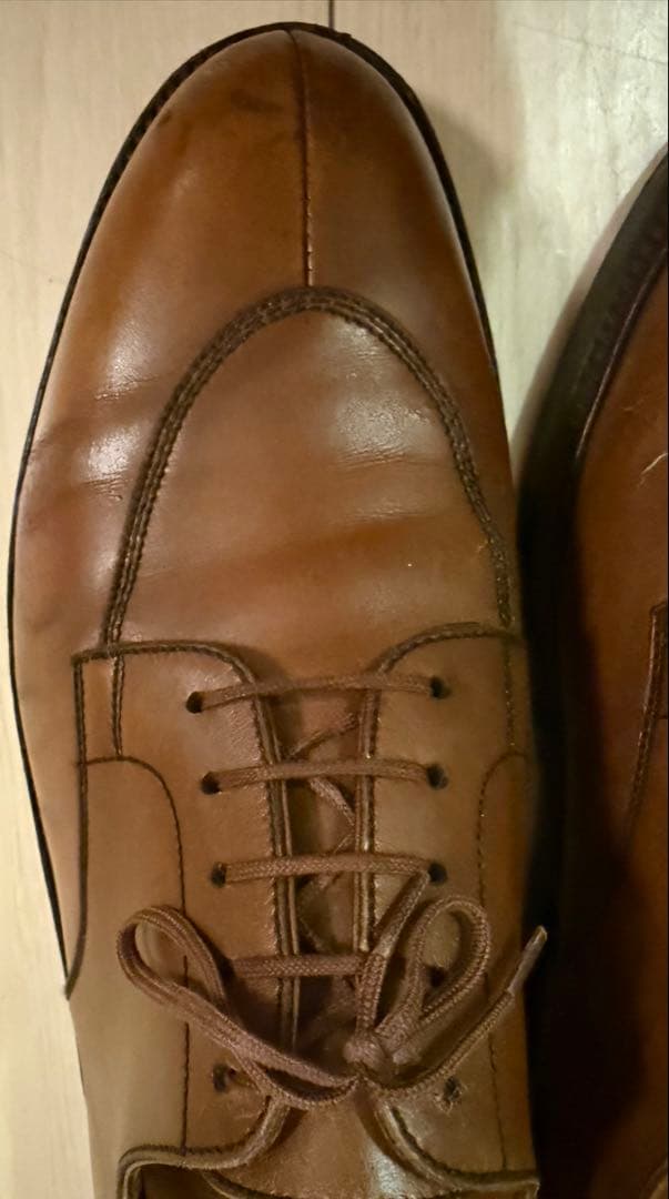 JMウエストン ハーフハント　Uチップ ブラウン 茶 シューズ