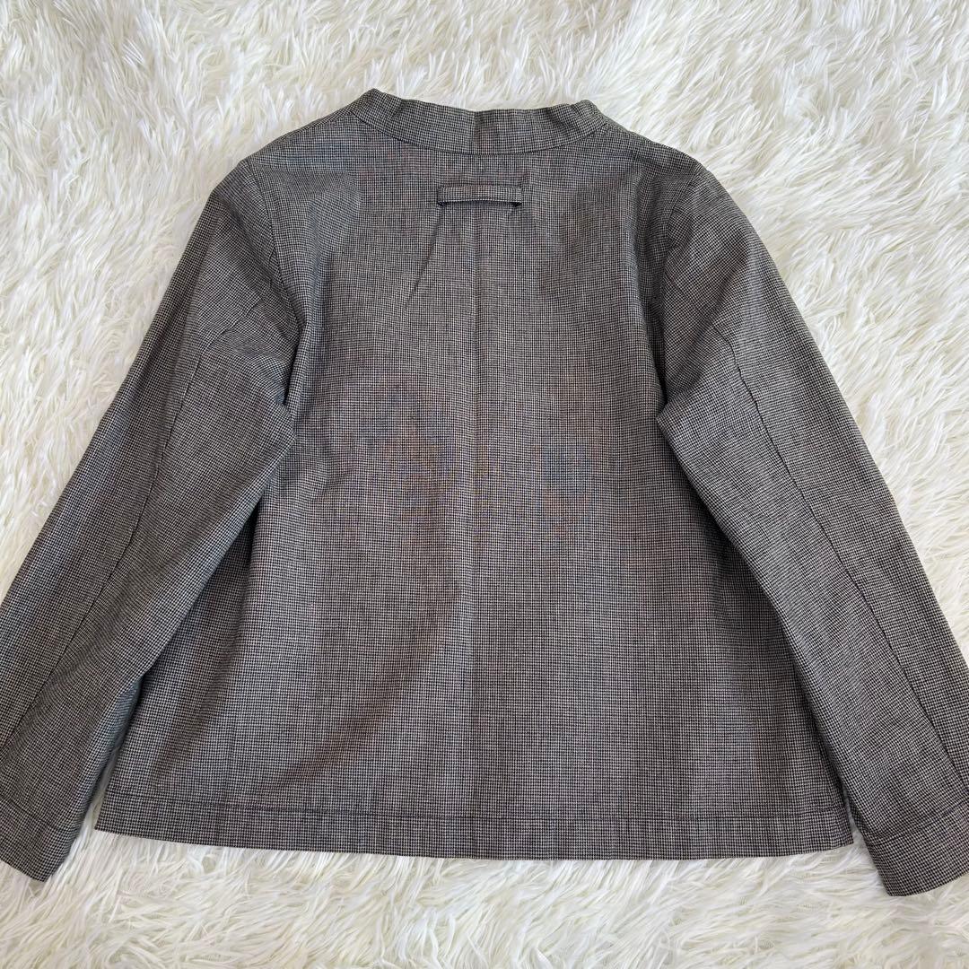 【Pallas Palace】パラスパレス 千鳥格子 ノーカラージャケット