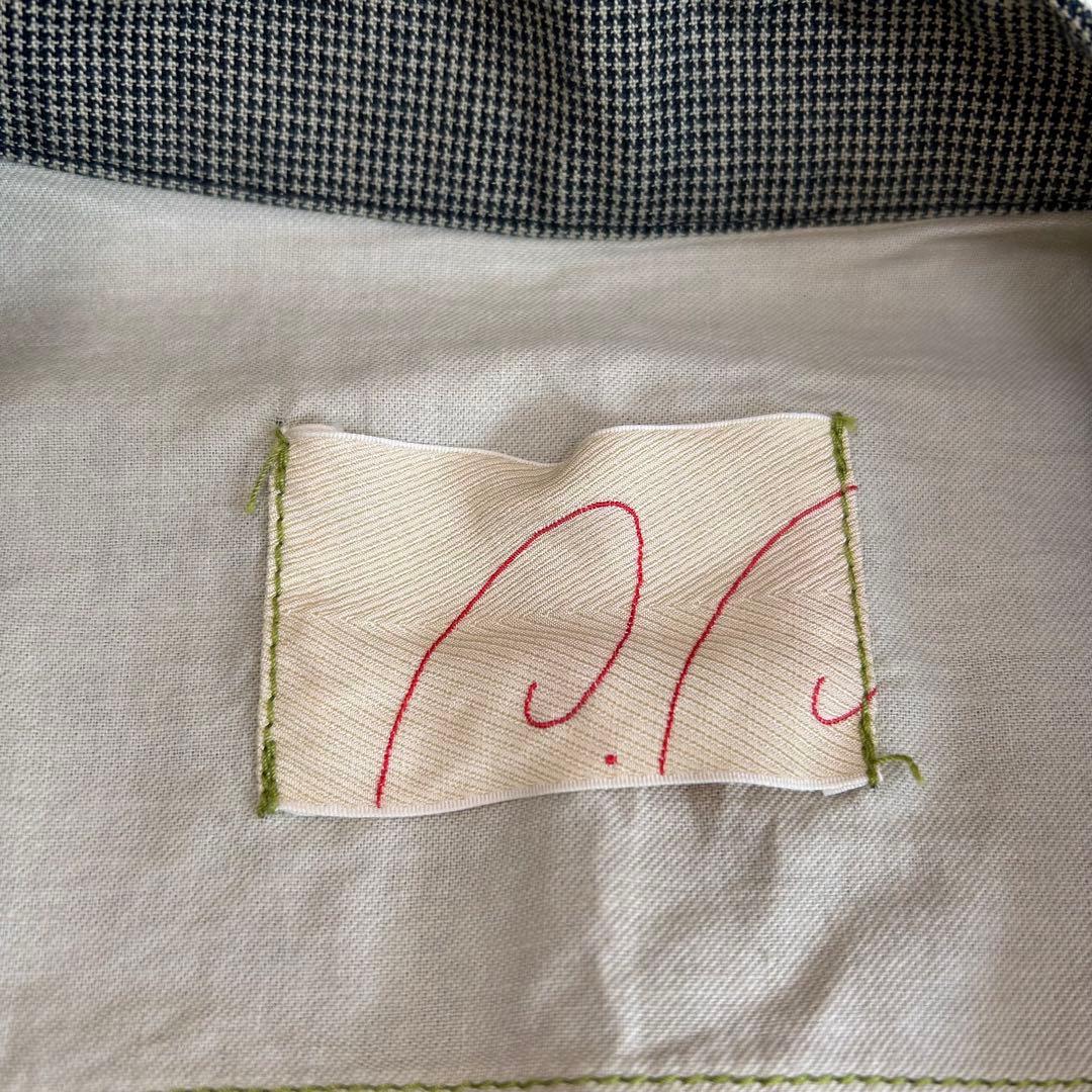 【Pallas Palace】パラスパレス 千鳥格子 ノーカラージャケット