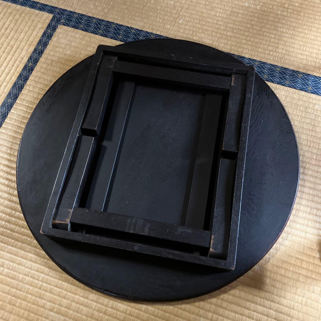 昭和レトロちゃぶ台　円形　折りたたみ