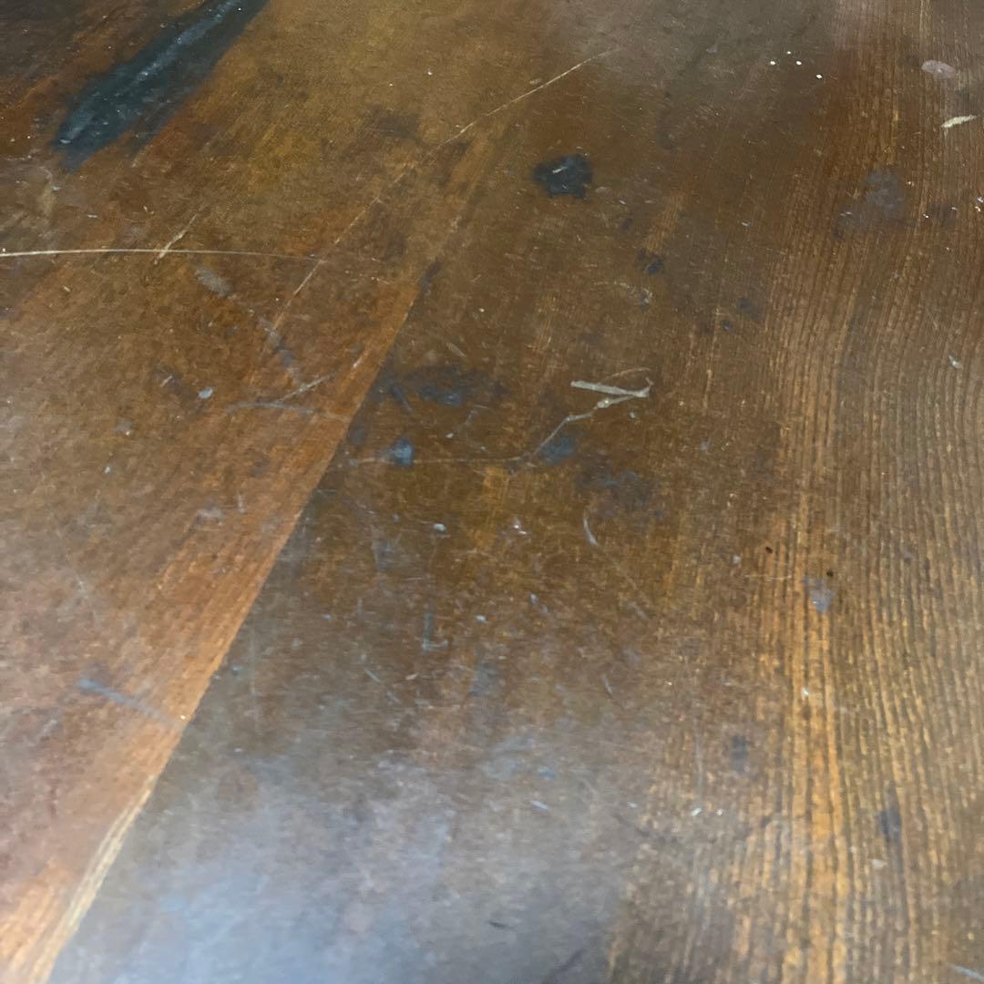 昭和レトロちゃぶ台　円形　折りたたみ