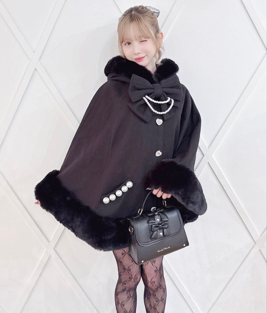 MARS ポンチョコート♡ブラック