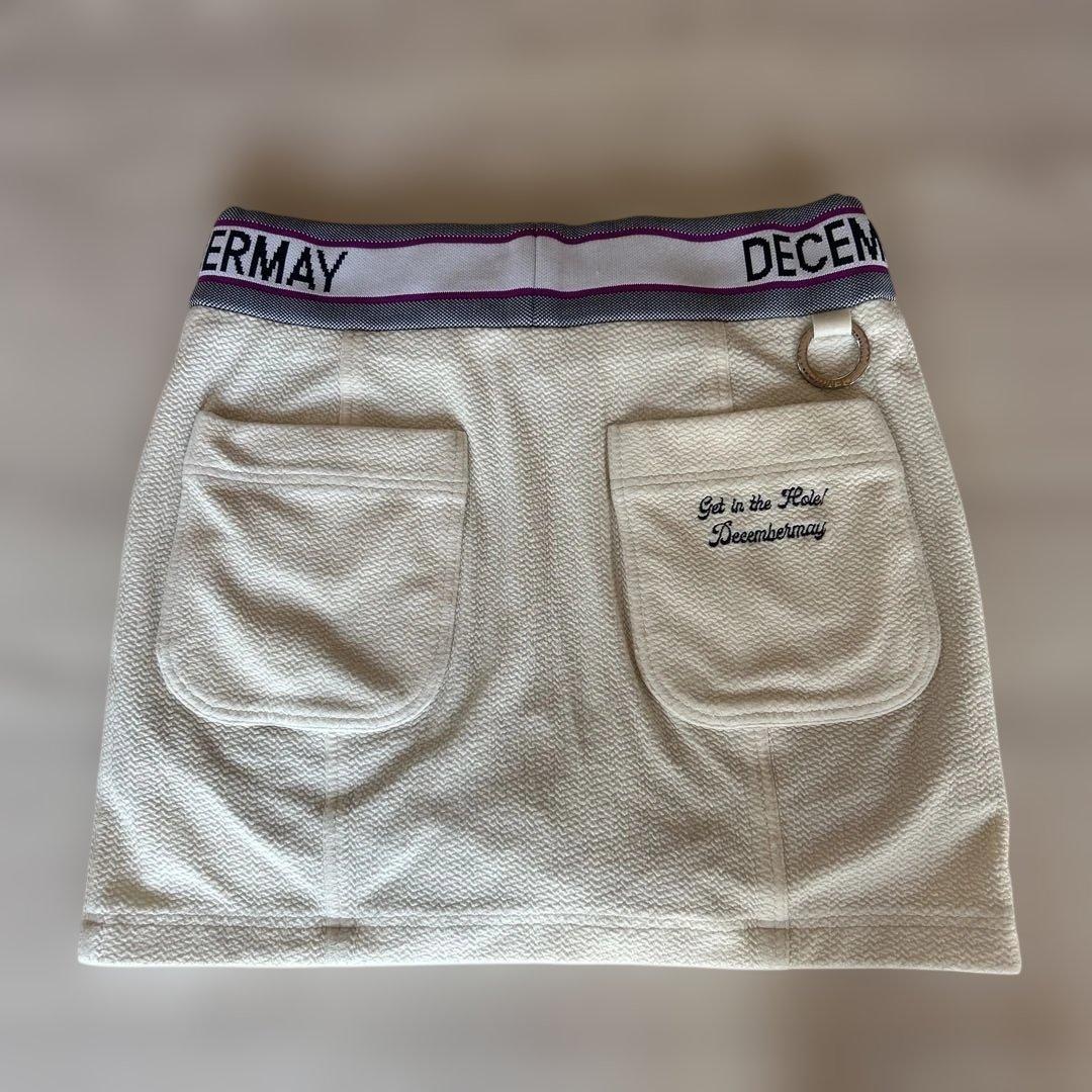 DECEMAY オフホワイト　スカート ポケット付き