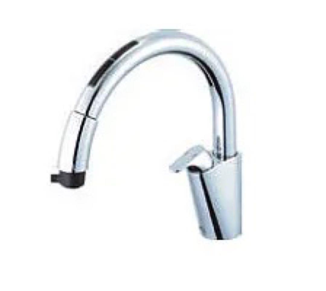 キッチン用タッチレス水栓　ナビッシュ（エコセンサー付）