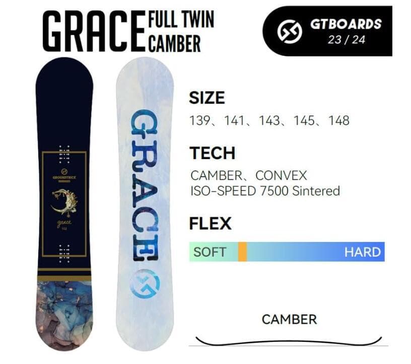 23-24モデルGT-board グレイス 141cm
