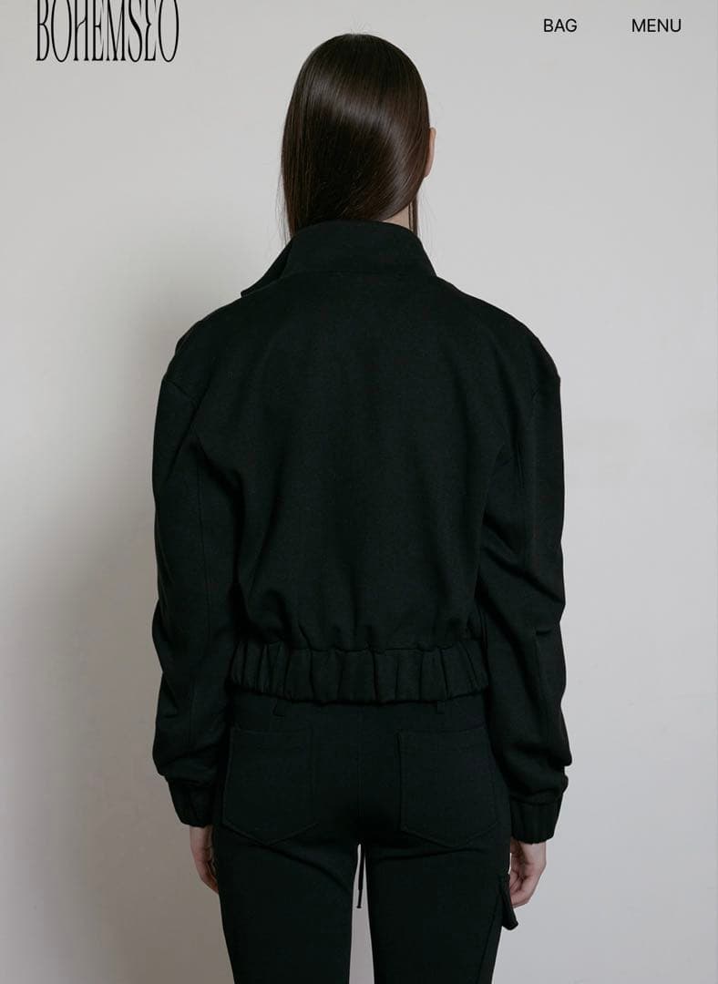 12TH 24ver. 001 BOMBER JACKET ブラック