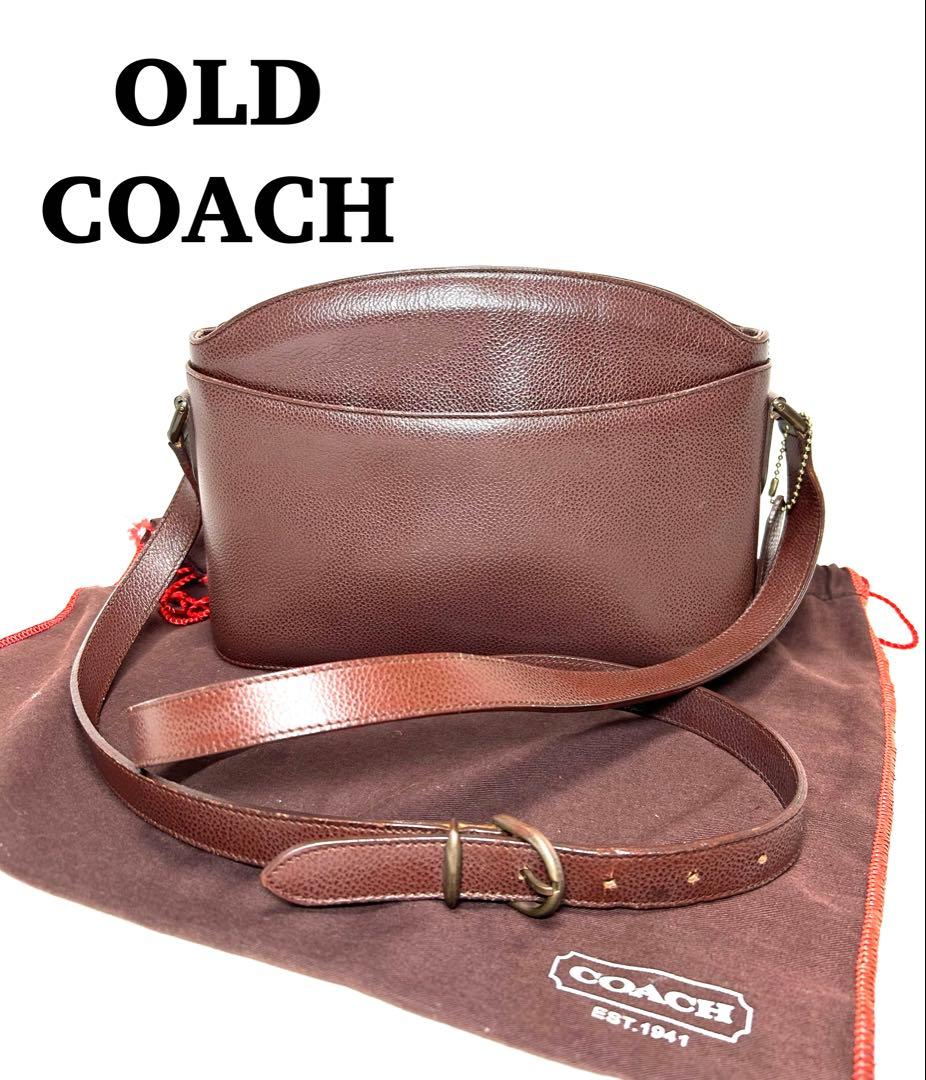 【美品】COACH オールドコーチ　ショルダーバッグ　イタリア　F5E-4405