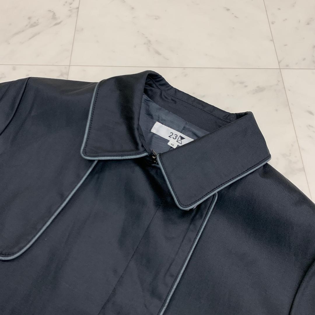 23区 ニジュウサンク トレンチコート 46 3XLサイズ ベルト付き コットン