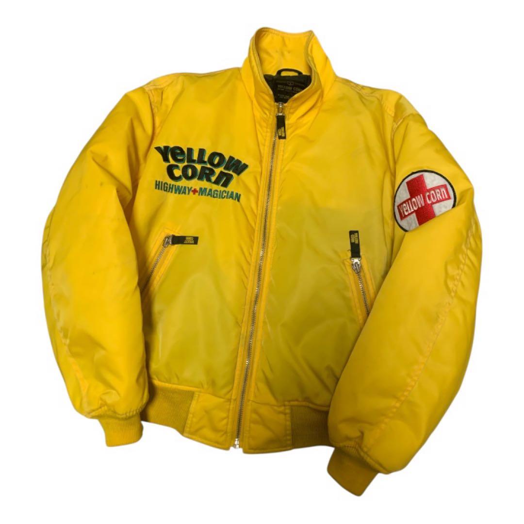 YELLOW CORN MA-1タイプ　バイクジャケット　サイズM