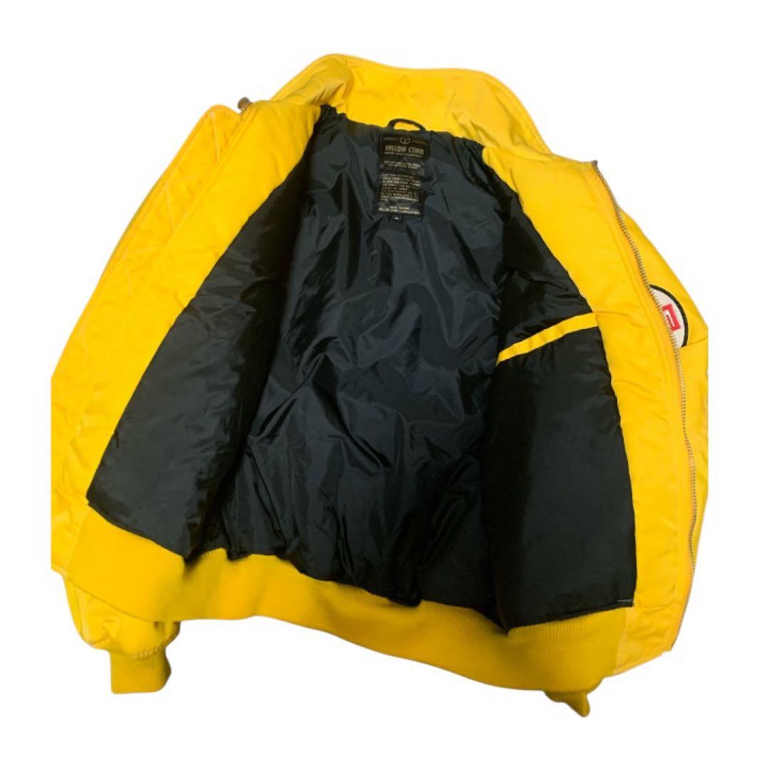 YELLOW CORN MA-1タイプ　バイクジャケット　サイズM