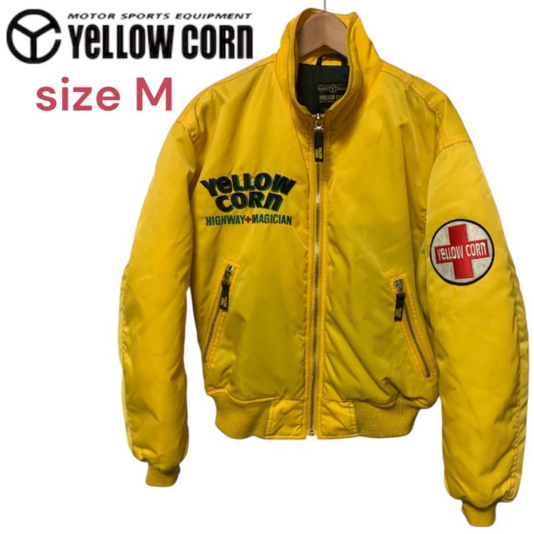 YELLOW CORN MA-1タイプ　バイクジャケット　サイズM