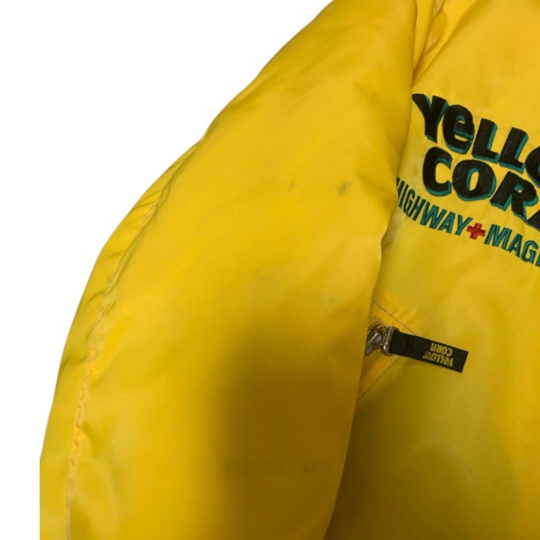 YELLOW CORN MA-1タイプ　バイクジャケット　サイズM