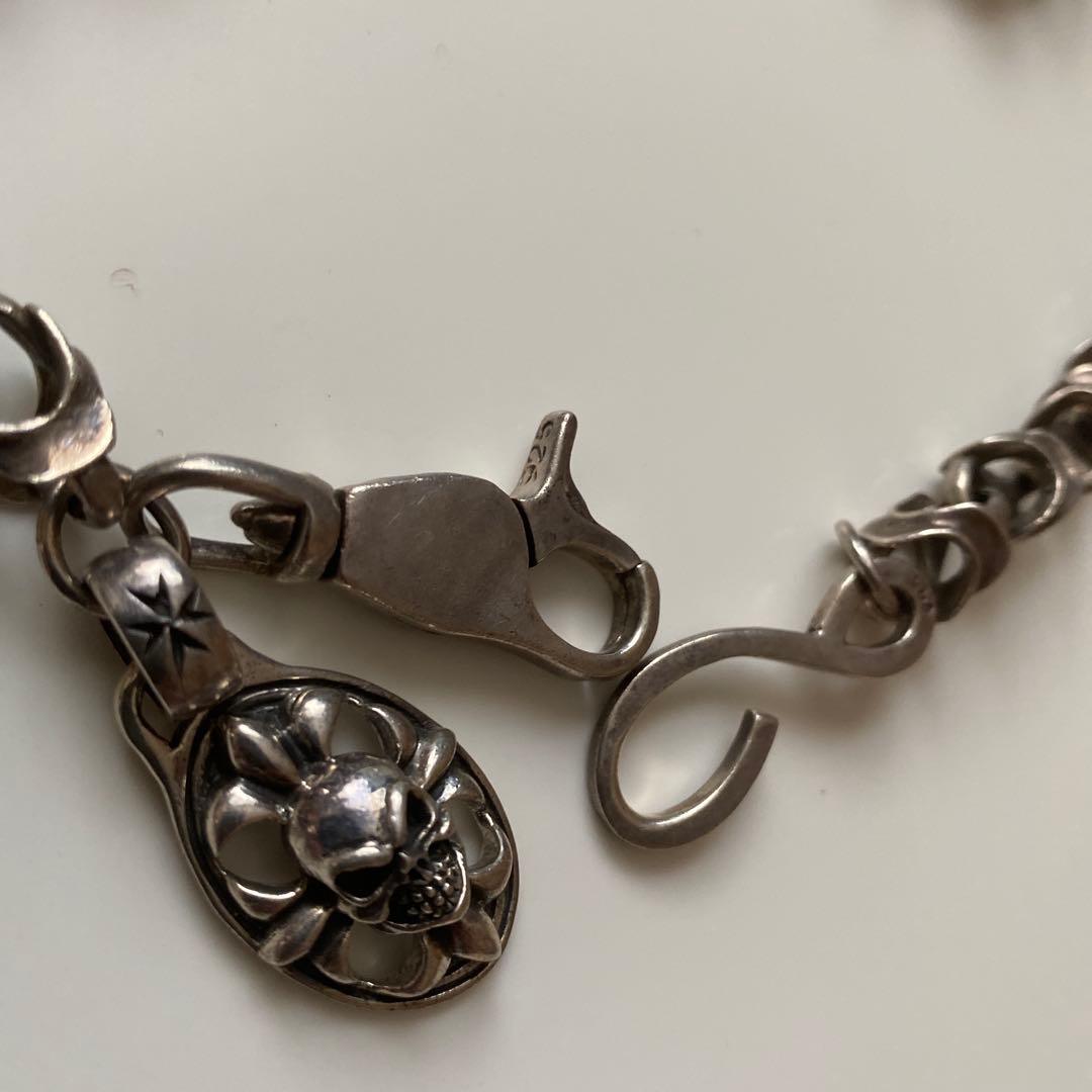 期間限定値下げ　ウォレットチェーン　シルバー925 ペンダントトップセット