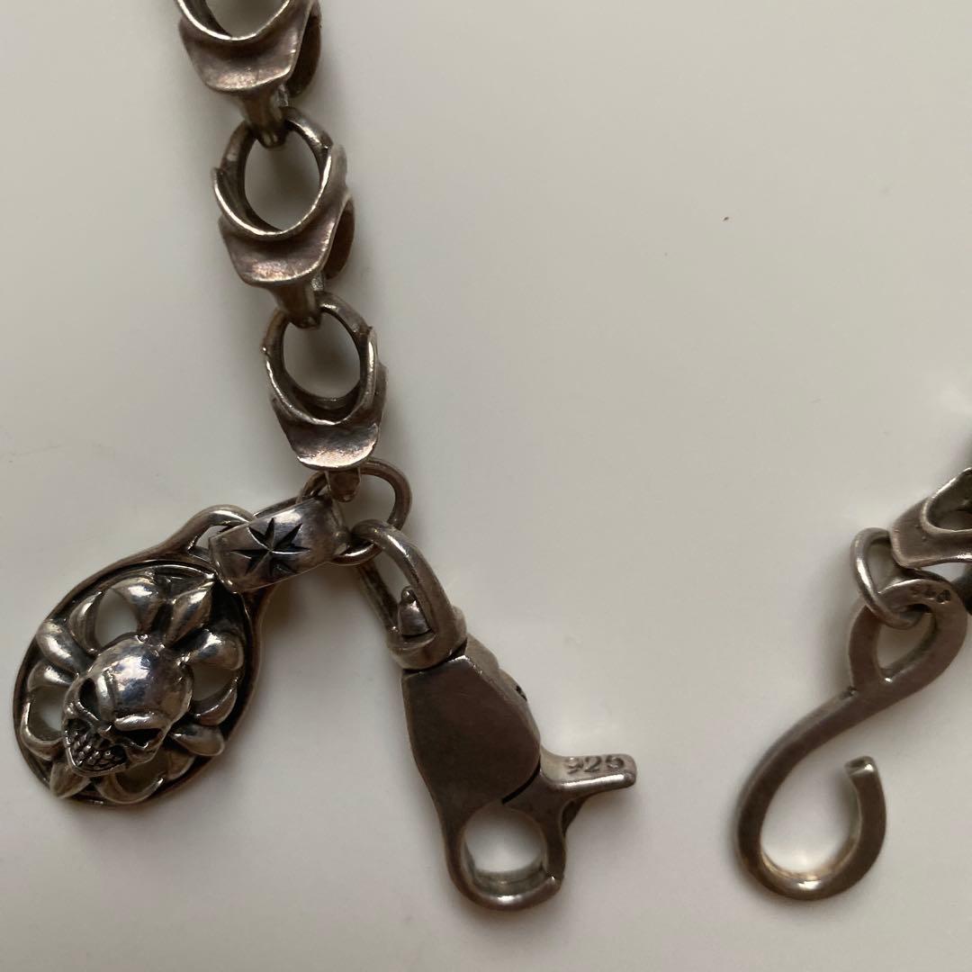 期間限定値下げ　ウォレットチェーン　シルバー925 ペンダントトップセット