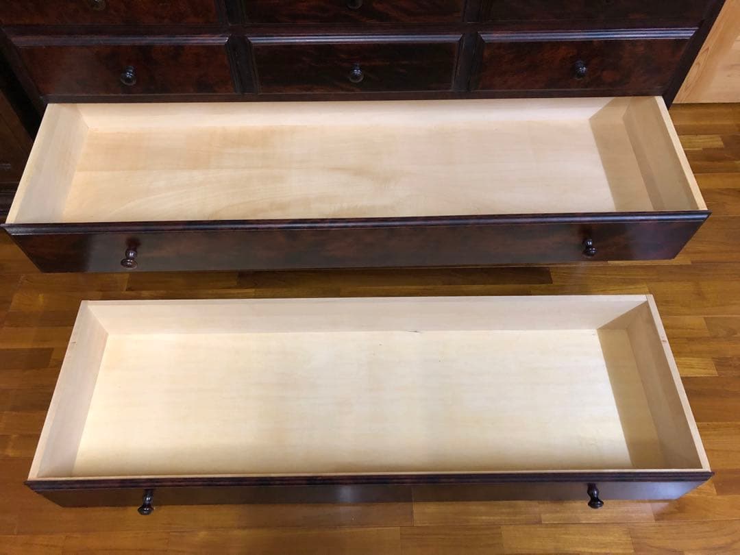 整理だんす、北海道ふらの民芸家具、高級品、美品