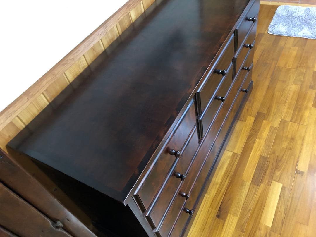 整理だんす、北海道ふらの民芸家具、高級品、美品