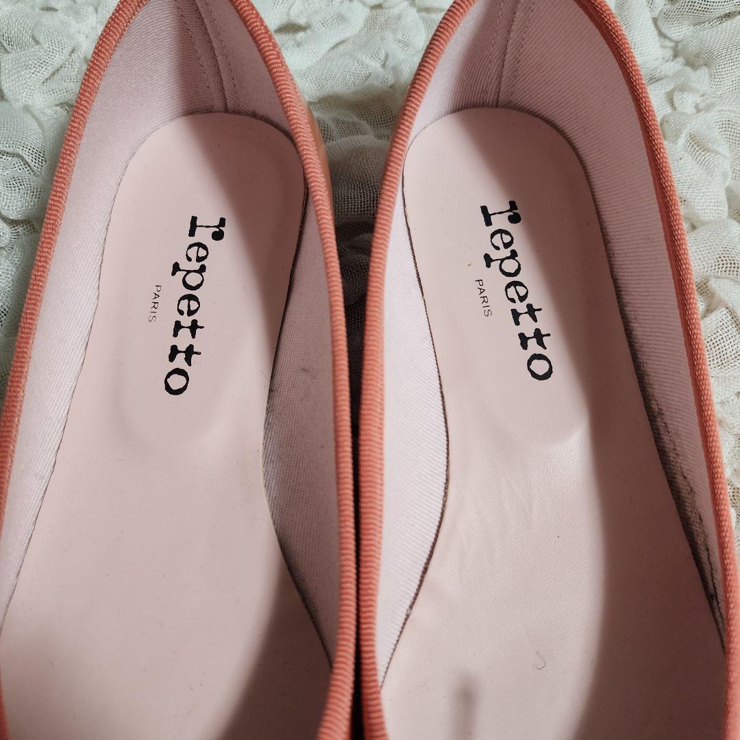 美品 レペット ブリジット ポインテッドトゥ バレェ フラット パンプス