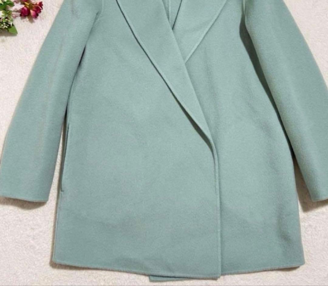 セオリー　ウール　カシミヤ　ダブルフェイスコート　カシミヤ混　Pコート　22AW