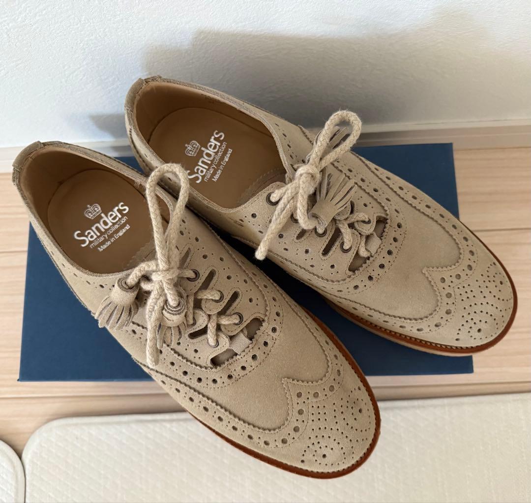 【美品】SANDERS サンダース レザーシューズ