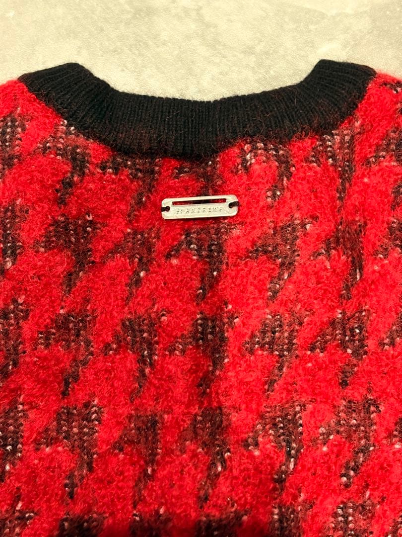 St ANDREWSレディース ゴルフ ニットセーター 赤黒